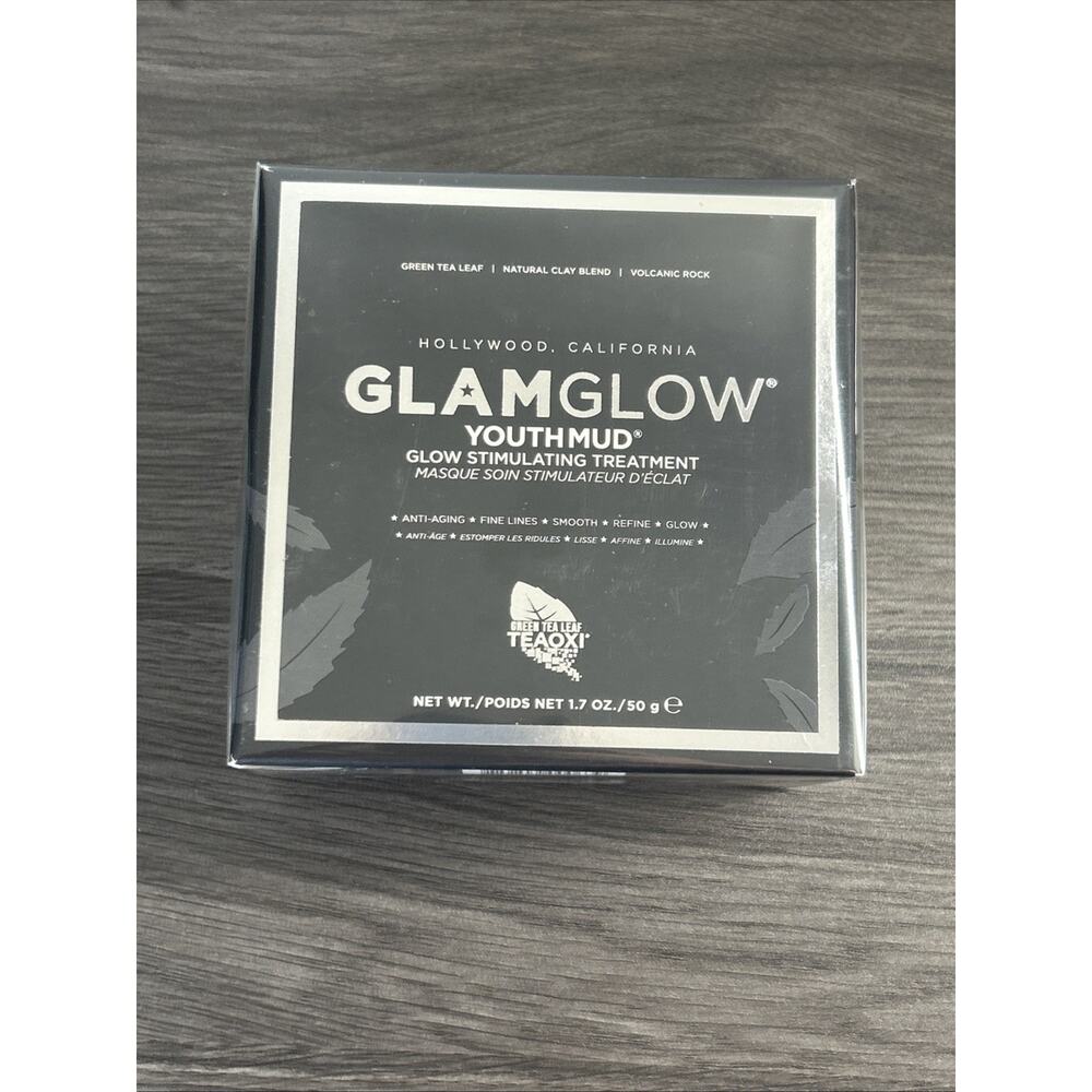 GlamGlow Youthmud Hollywood California Glow Stimulating Treatment 1.7oz Sealed